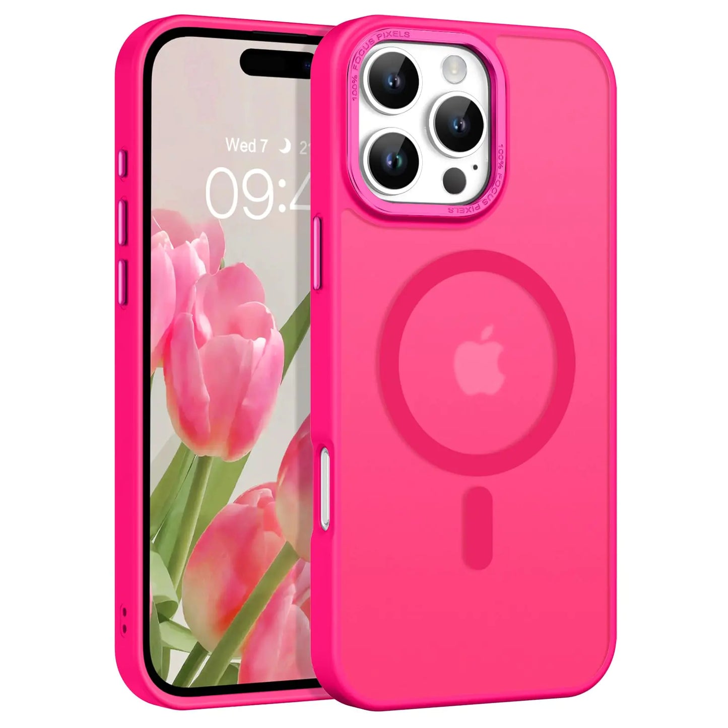 BENTOBEN for iPhone 16 Pro Max Case 2024, Phone case iPhone 16 Pro Max Magnetic Case [Compatible with MagSafe] Translucent Matte Slim Shockproof Protective Case for iPhone 16 Pro Max 6.9" Black