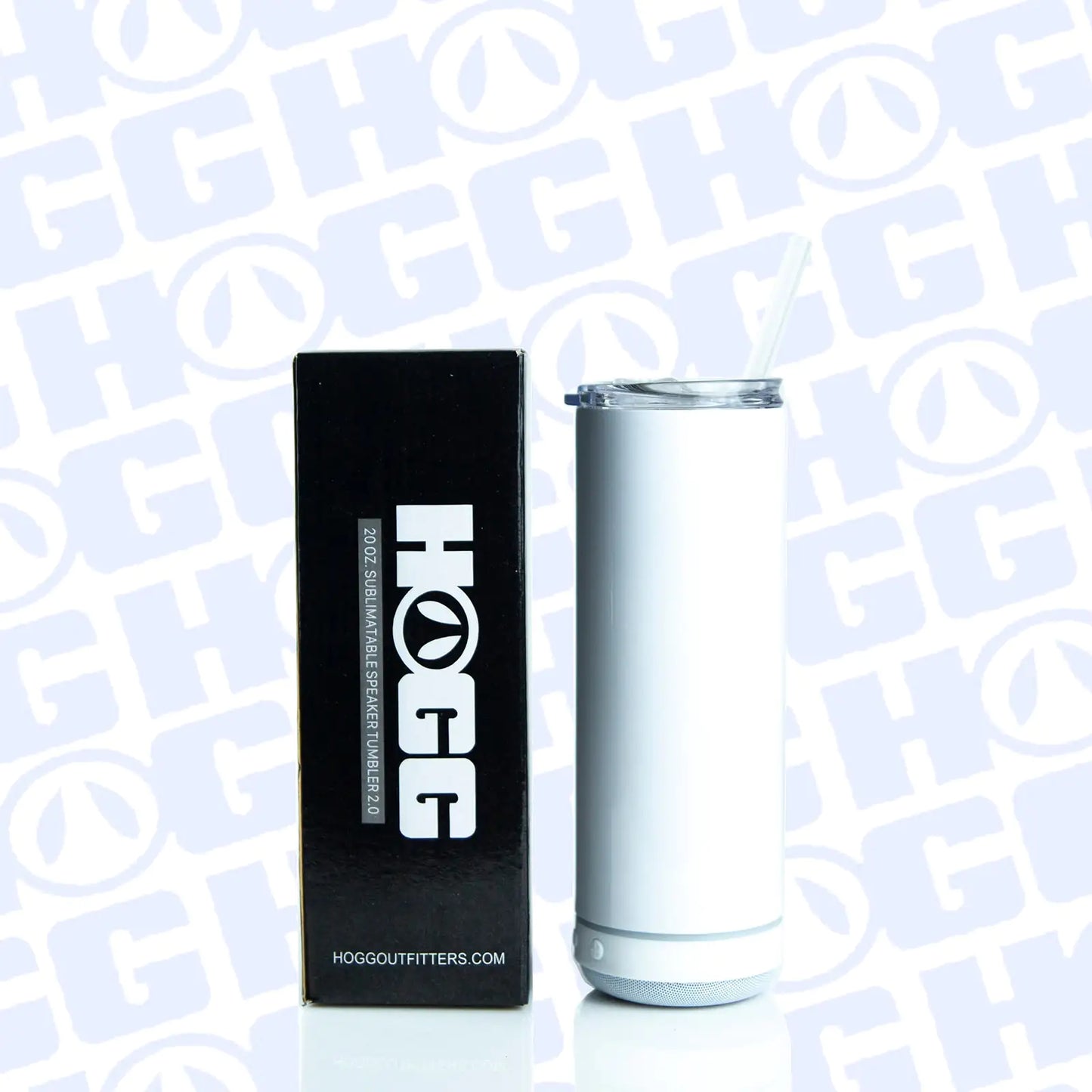 20oz WIRELESS SPEAKER TUMBLER - WHITE